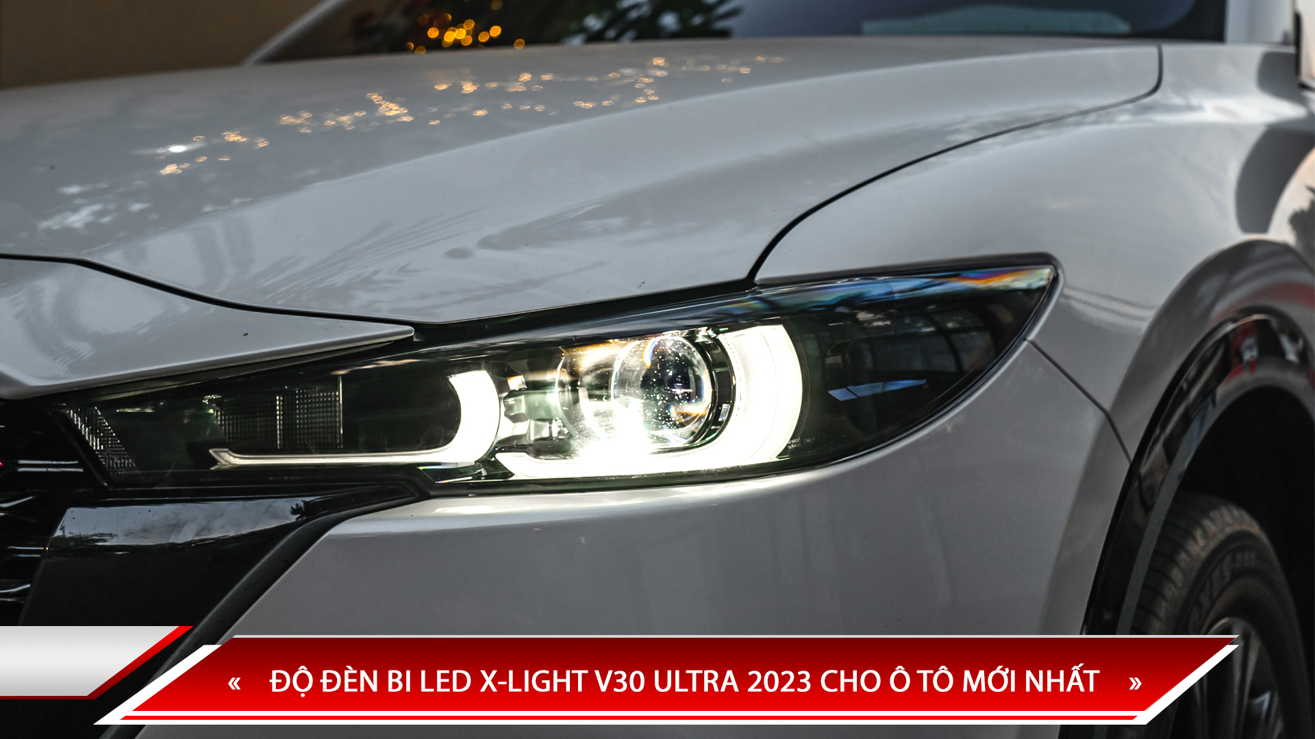 ĐỘ ĐÈN BI LED X-LIGHT V30 ULTRA 2023 CHO Ô TÔ MỚI NHẤT